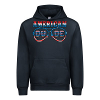 Navy american dude Urban Hoodie - HRA Design Shop