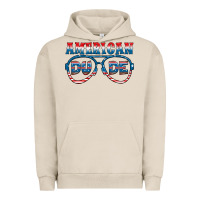 Pigment French Oak american dude Urban Hoodie - HRA Design Shop
