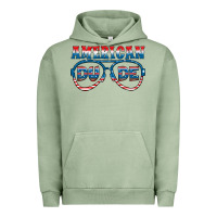 Pigment Oil Green american dude Urban Hoodie - HRA Design Shop