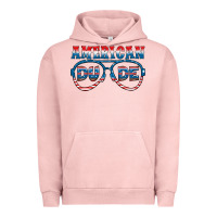 Pigment Salmon american dude Urban Hoodie - HRA Design Shop