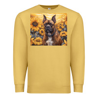 Antique Gold boxer dog Premium Sweatshirt - Unal Design