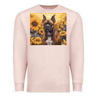 Pale Pink boxer dog Premium Sweatshirt - Unal Design