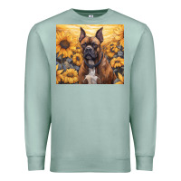 Seafoam boxer dog Premium Sweatshirt - Unal Design