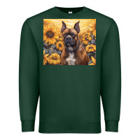 Sports Green boxer dog Premium Sweatshirt - Unal Design