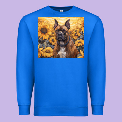 Boxer Dog Premium Sweatshirt Designed By Unal Design