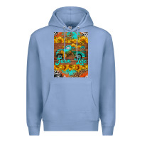 Colony Blue farm life and truck air freshener Premium Hoodie - HRA Design Shop