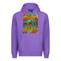 Purple farm life and truck air freshener Premium Hoodie - HRA Design Shop