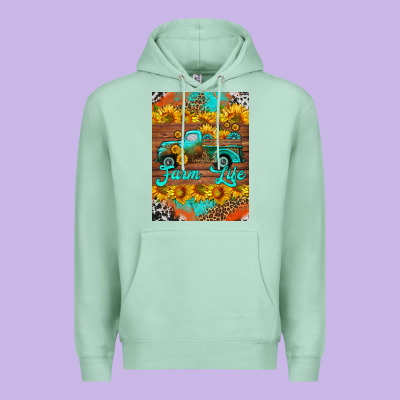 Farm Life And Truck Air Freshener Premium Hoodie Designed By Hra Design Shop