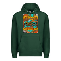 Sports Green farm life and truck air freshener Premium Hoodie - HRA Design Shop