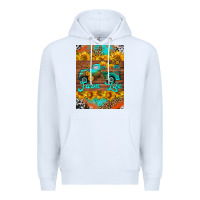 White farm life and truck air freshener Premium Hoodie - HRA Design Shop