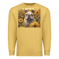 Antique Gold bulldog Premium Sweatshirt - Unal Design