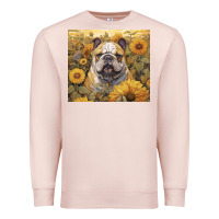 Pale Pink bulldog Premium Sweatshirt - Unal Design