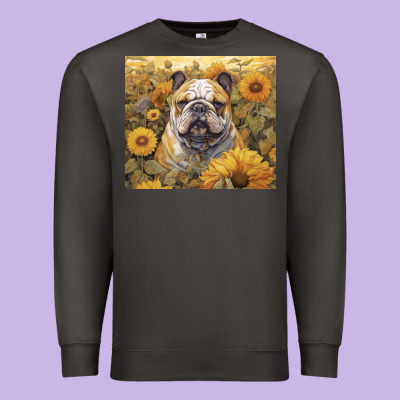 Bulldog Premium Sweatshirt Designed By Unal Design