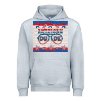 Heather Grey American dude Urban Hoodie - HRA Design Shop