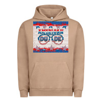 Pigment Burro American dude Urban Hoodie - HRA Design Shop