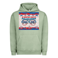 Pigment Oil Green American dude Urban Hoodie - HRA Design Shop