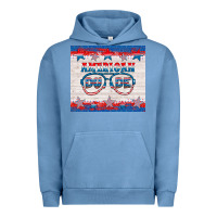 Pigment Pebble Blue American dude Urban Hoodie - HRA Design Shop