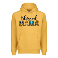 Mustard blessed mama Premium Hoodie - CowhideDigitalArt