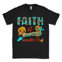 Black Faith It Till You Make It Classic Tee - BundleAndBundleShop