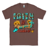 Chestnut Faith It Till You Make It Classic Tee - BundleAndBundleShop