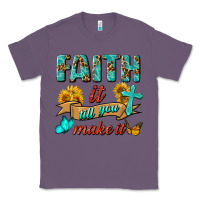 Lavender Faith It Till You Make It Classic Tee - BundleAndBundleShop
