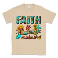 Mushroom Faith It Till You Make It Classic Tee - BundleAndBundleShop