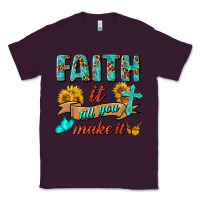 Plum Faith It Till You Make It Classic Tee - BundleAndBundleShop