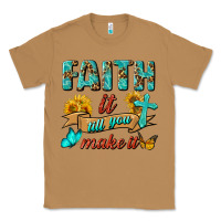 Toasted Coconut Faith It Till You Make It Classic Tee - BundleAndBundleShop