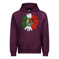 Mauve Wine mexico sunflower Urban Hoodie - HRA Design Shop