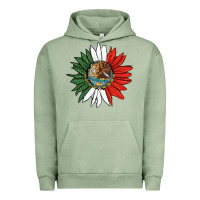 Pigment Oil Green mexico sunflower Urban Hoodie - HRA Design Shop