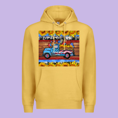 American Truck Tumbler Premium Hoodie Designed By Hra Design Shop