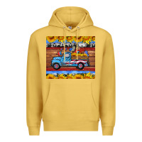 Antique Gold american truck tumbler Premium Hoodie - HRA Design Shop