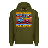 Army Green american truck tumbler Premium Hoodie - HRA Design Shop