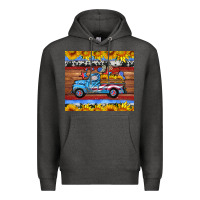 Charcoal Heather american truck tumbler Premium Hoodie - HRA Design Shop