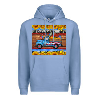 Colony Blue american truck tumbler Premium Hoodie - HRA Design Shop