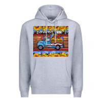 Heather Grey american truck tumbler Premium Hoodie - HRA Design Shop