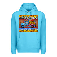 Ocean Blue american truck tumbler Premium Hoodie - HRA Design Shop