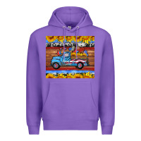 Purple american truck tumbler Premium Hoodie - HRA Design Shop