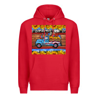 Red american truck tumbler Premium Hoodie - HRA Design Shop