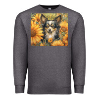 Charcoal Heather chihuahua Premium Sweatshirt - Unal Design