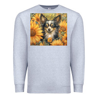 Heather Grey chihuahua Premium Sweatshirt - Unal Design