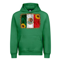Emerald mexico flag background Urban Hoodie - HRA Design Shop