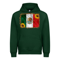 Forest Green mexico flag background Urban Hoodie - HRA Design Shop