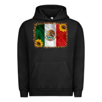 Pigment Black mexico flag background Urban Hoodie - HRA Design Shop