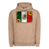 Pigment Burro mexico flag background Urban Hoodie - HRA Design Shop