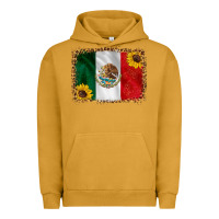 Pigment Peanut Butter mexico flag background Urban Hoodie - HRA Design Shop