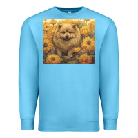 Ocean Blue chow chow Premium Sweatshirt - Unal Design