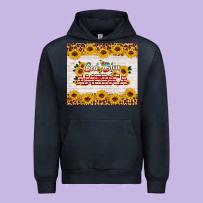 God Bless America Tumbler Urban Hoodie Designed By Hra Design Shop