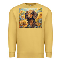 Antique Gold dachshund Premium Sweatshirt - Unal Design