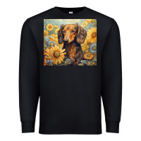 Black dachshund Premium Sweatshirt - Unal Design